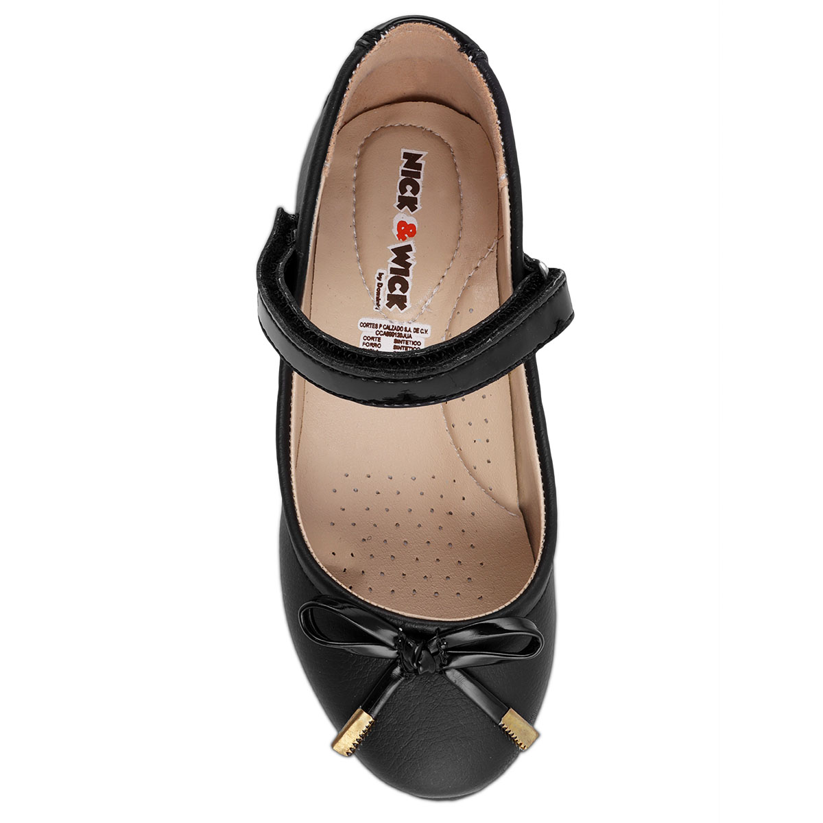 Zapato Escolar Para Niñas Marca Nick & Wick Modelo 5033