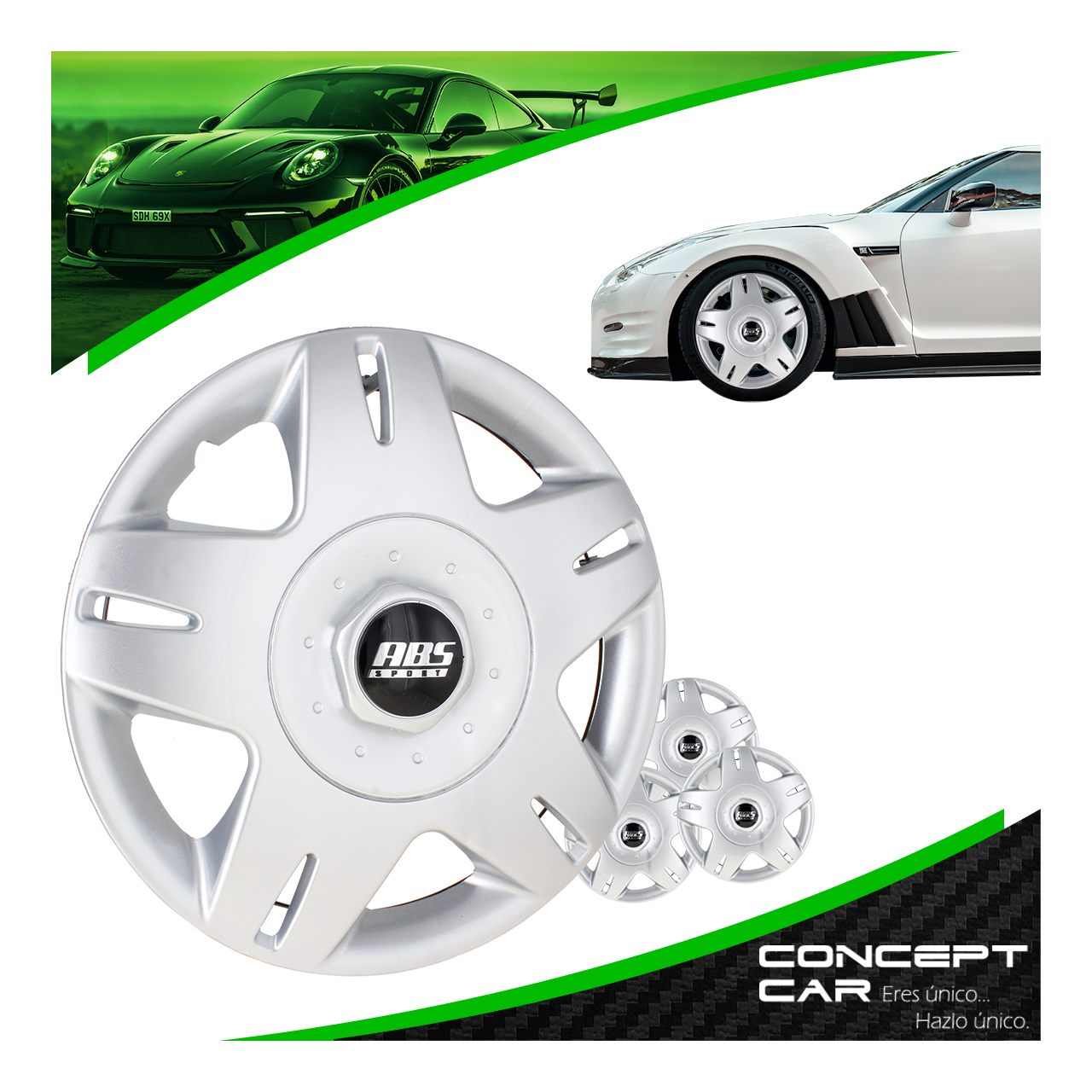 Juego 4 Tapones De Rin 14 Pulgadas Abs Nissan Platina Copa