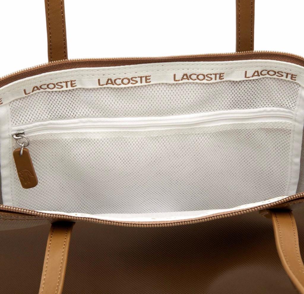BOLSA TOTE LACOSTE GOLDEN BROWN HORIZONTAL
