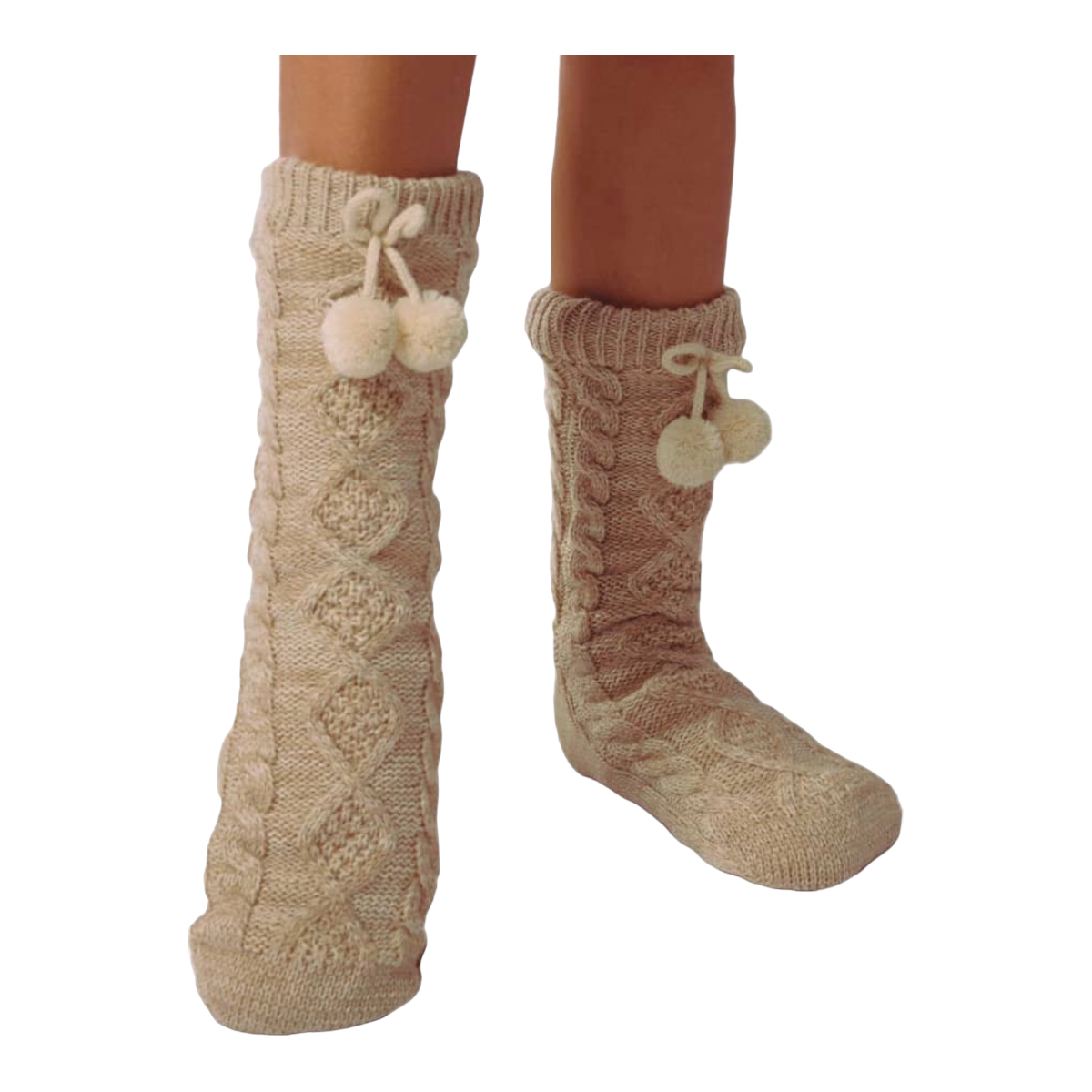 Calcetas calentador  Tejidas Navideñas Super Calientitas