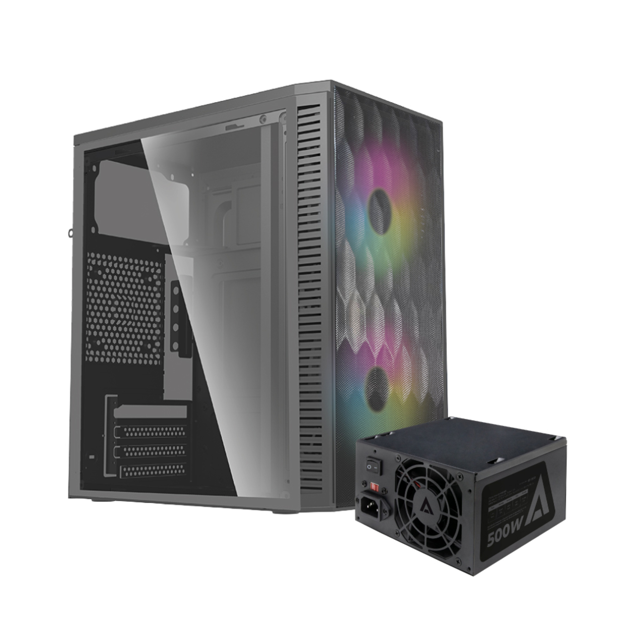 Gabinete Mini Torre Fuji GC470 M-atx 500w Usb 3.0, 2xfan