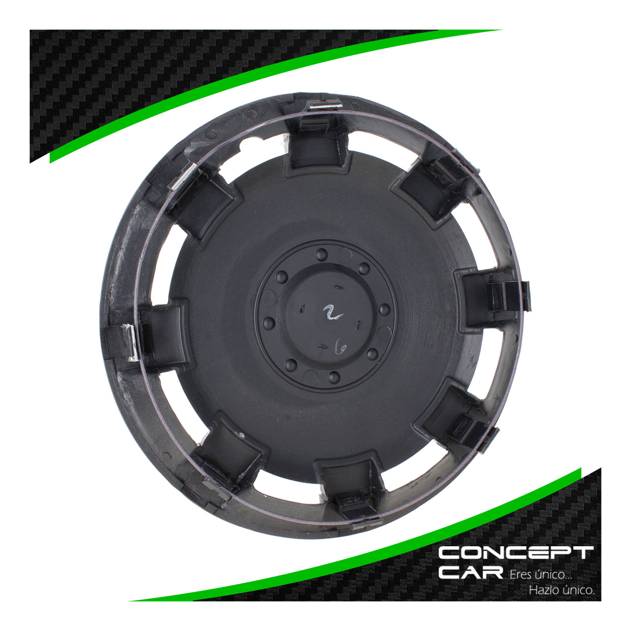 Juego 4 Tapones De Rin 13 Pulgadas Abs Tipo Vw Golf A2 Gris