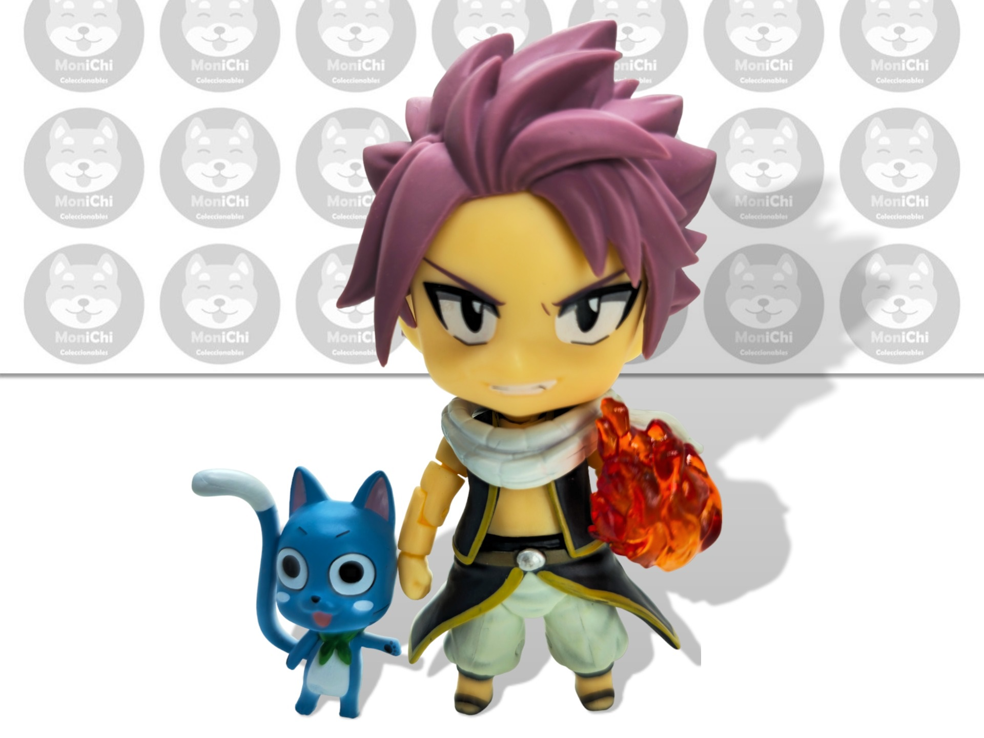 Natsu Dragneel 1741 Fairy Tail Happy Nendoroid Figura Anime