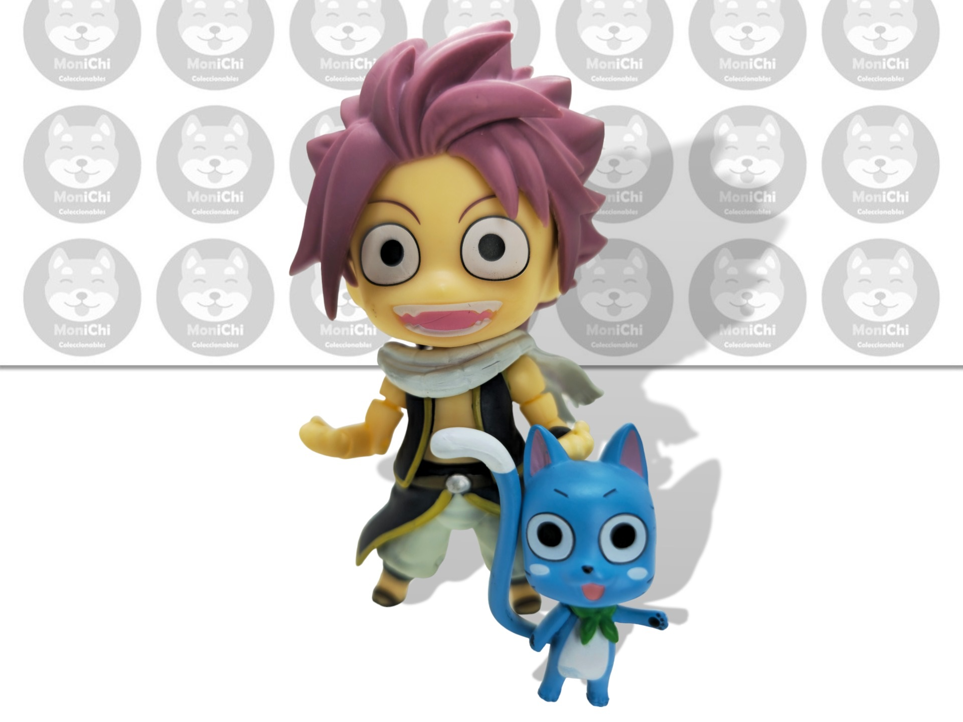 Natsu Dragneel 1741 Fairy Tail Happy Nendoroid Figura Anime