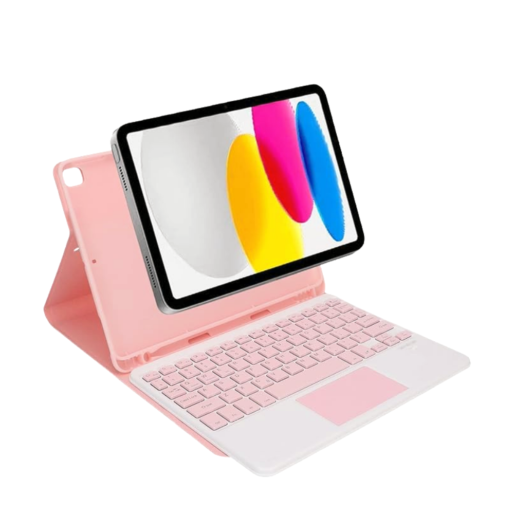 Funda Con teclado iPad 10.9 Gadgets and Fun Rosa pastel 