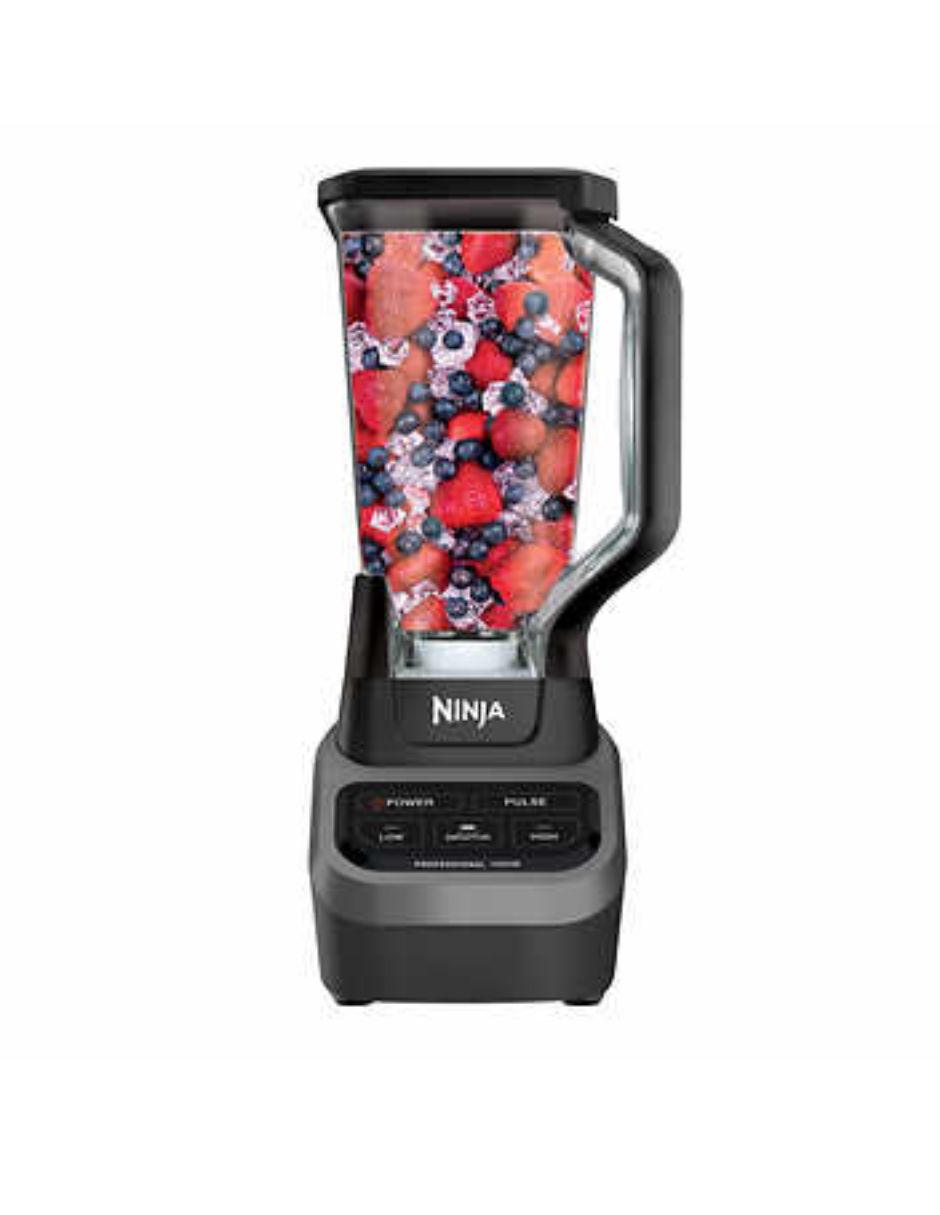 Licuadora Ninja Professional Blender 1000w 2.1L Negra Y Plata 120v CO650B