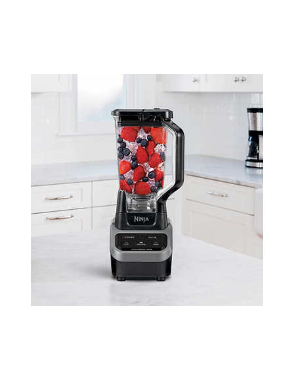Licuadora Ninja Professional Blender 1000w 2.1L Negra Y Plata 120v CO650B