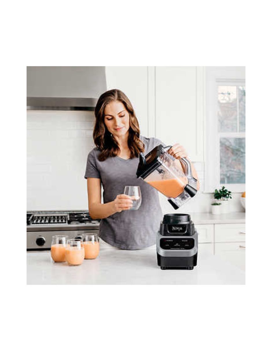 Licuadora Ninja Professional Blender 1000w 2.1L Negra Y Plata 120v CO650B