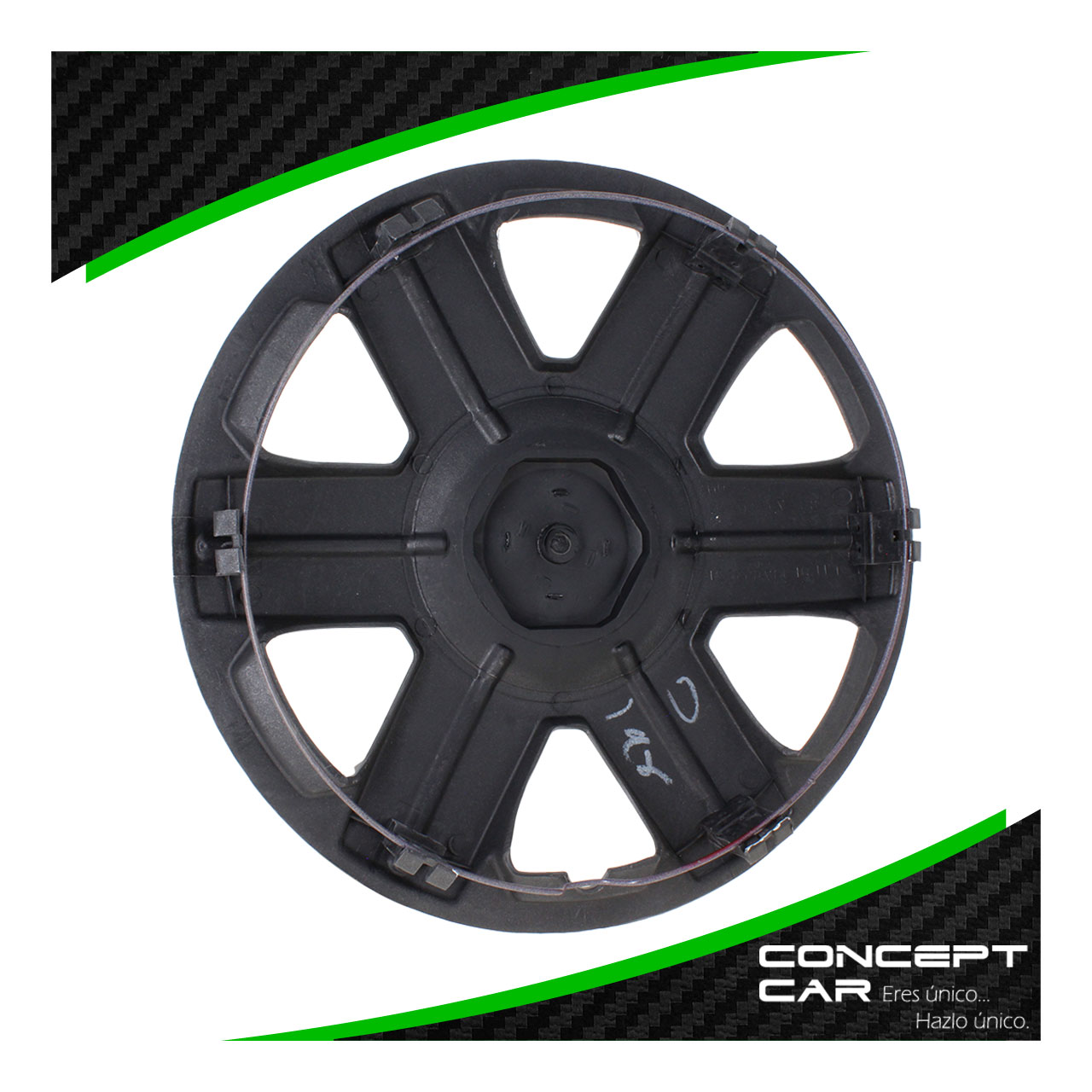 Juego 4 Tapones De Rin 13 Pulgadas Abs Chevy C2 Con Copa