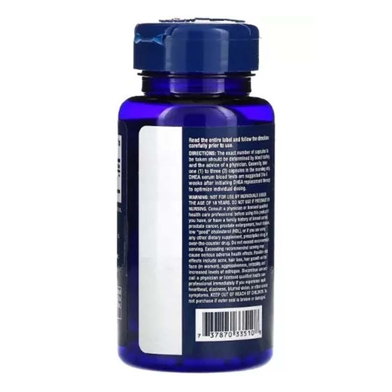 DHEA 25MG 100 Capsulas Life Extension Suplemento Energia y Salud Compraymas 