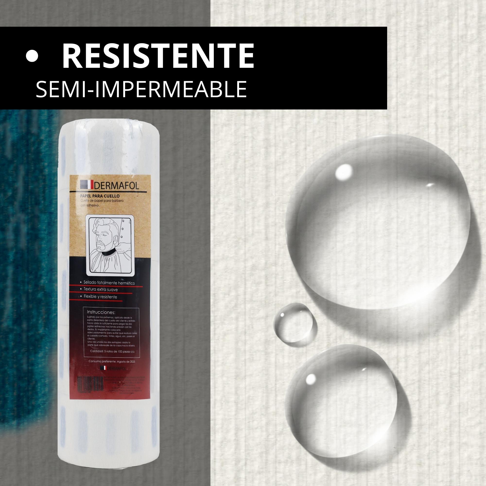 Papel Cuello De Barberia Uso Profesional 500 Tiras De Papel
