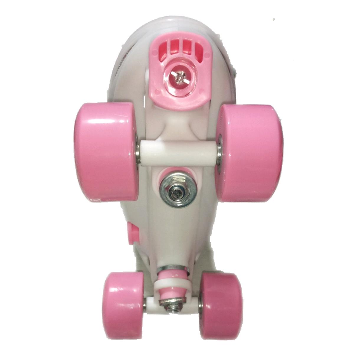 Patines Rosa Chicle Ajustables Ruedas Clásicas Talla M 23-25