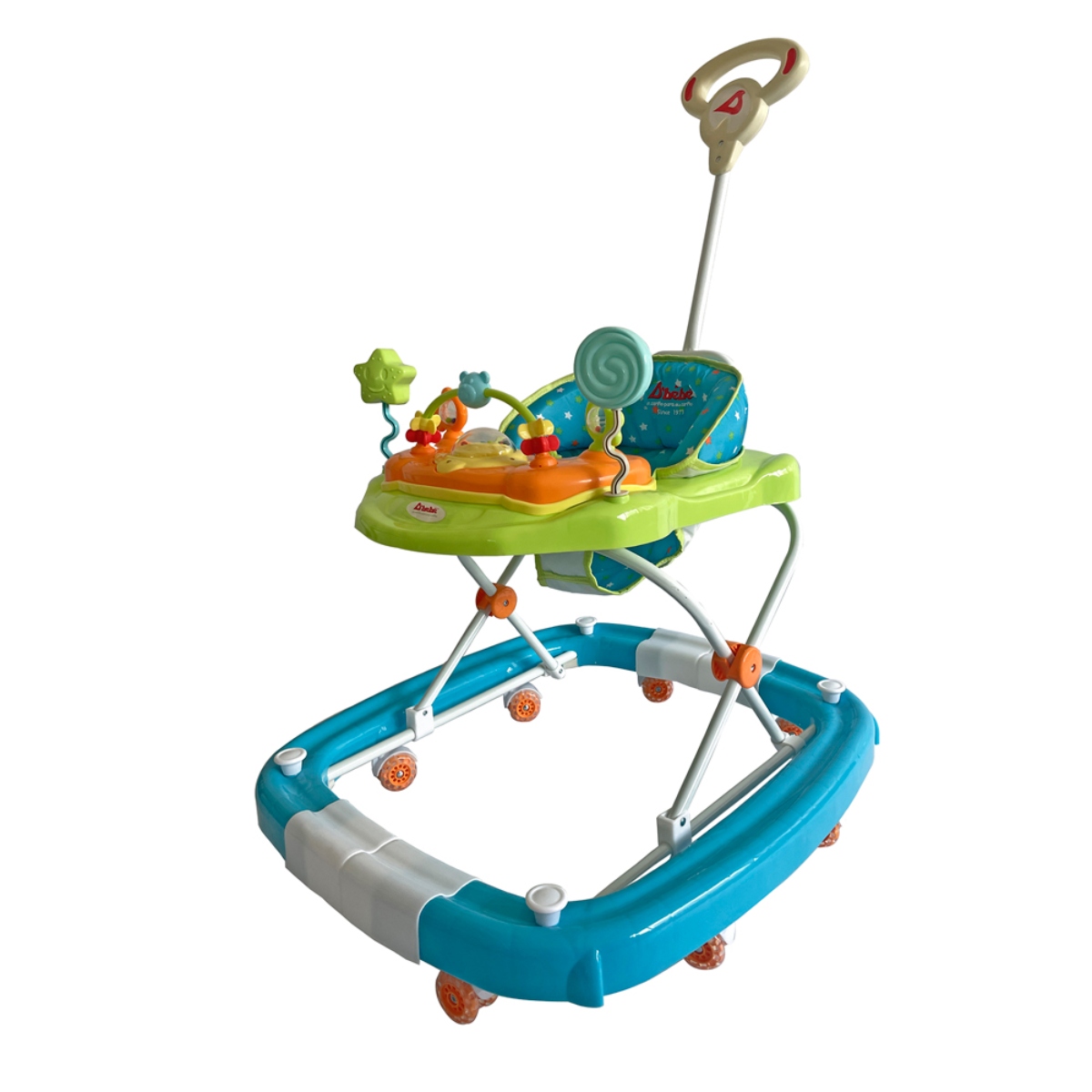 ANDADERA MECEDORA D´BEBE ROCKING POP VERDE/AZUL ENDY6
