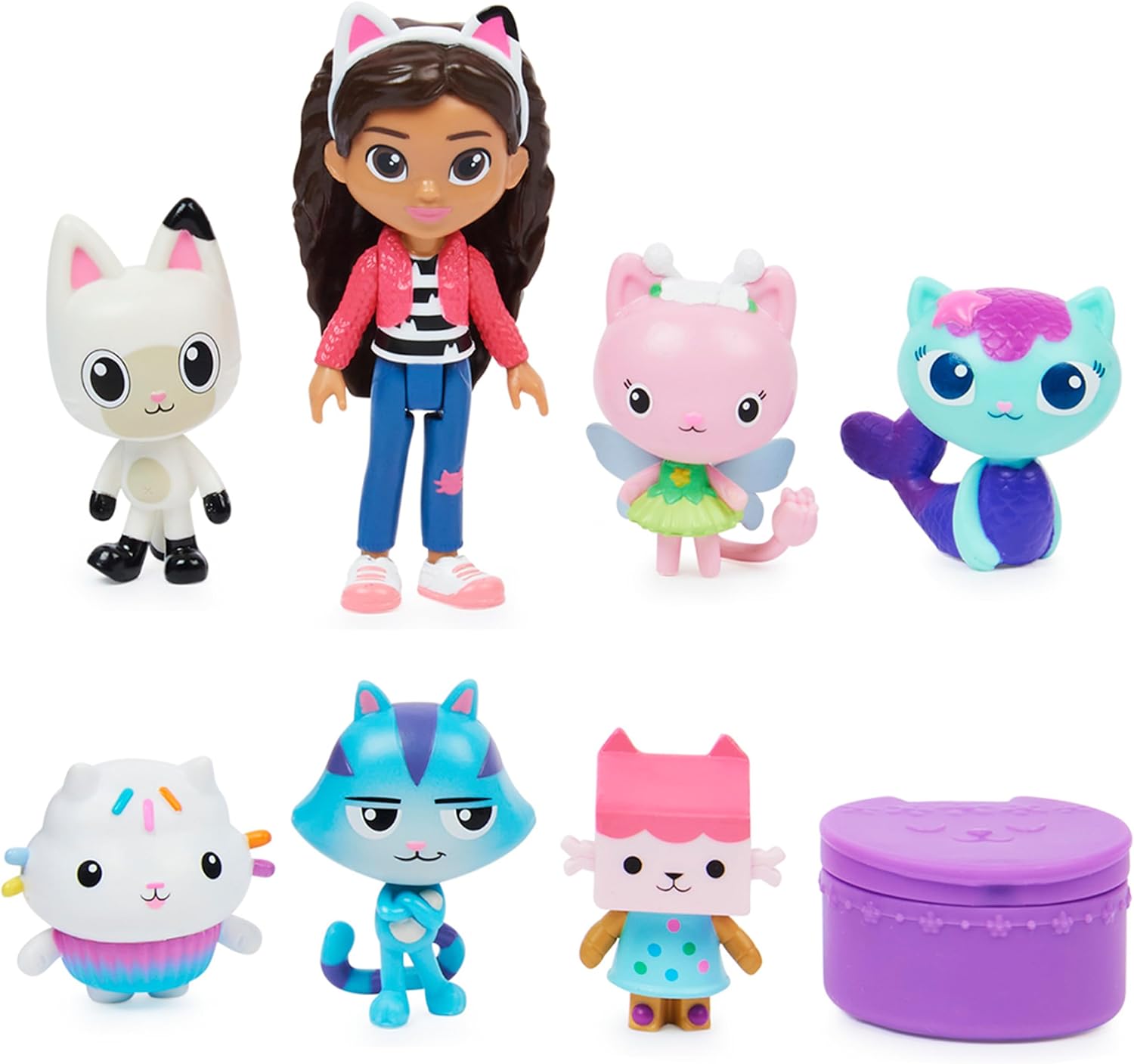 Gato La Casa De MuÃ±ecas De Gabby Juguetes Set Deluxe Figuras La