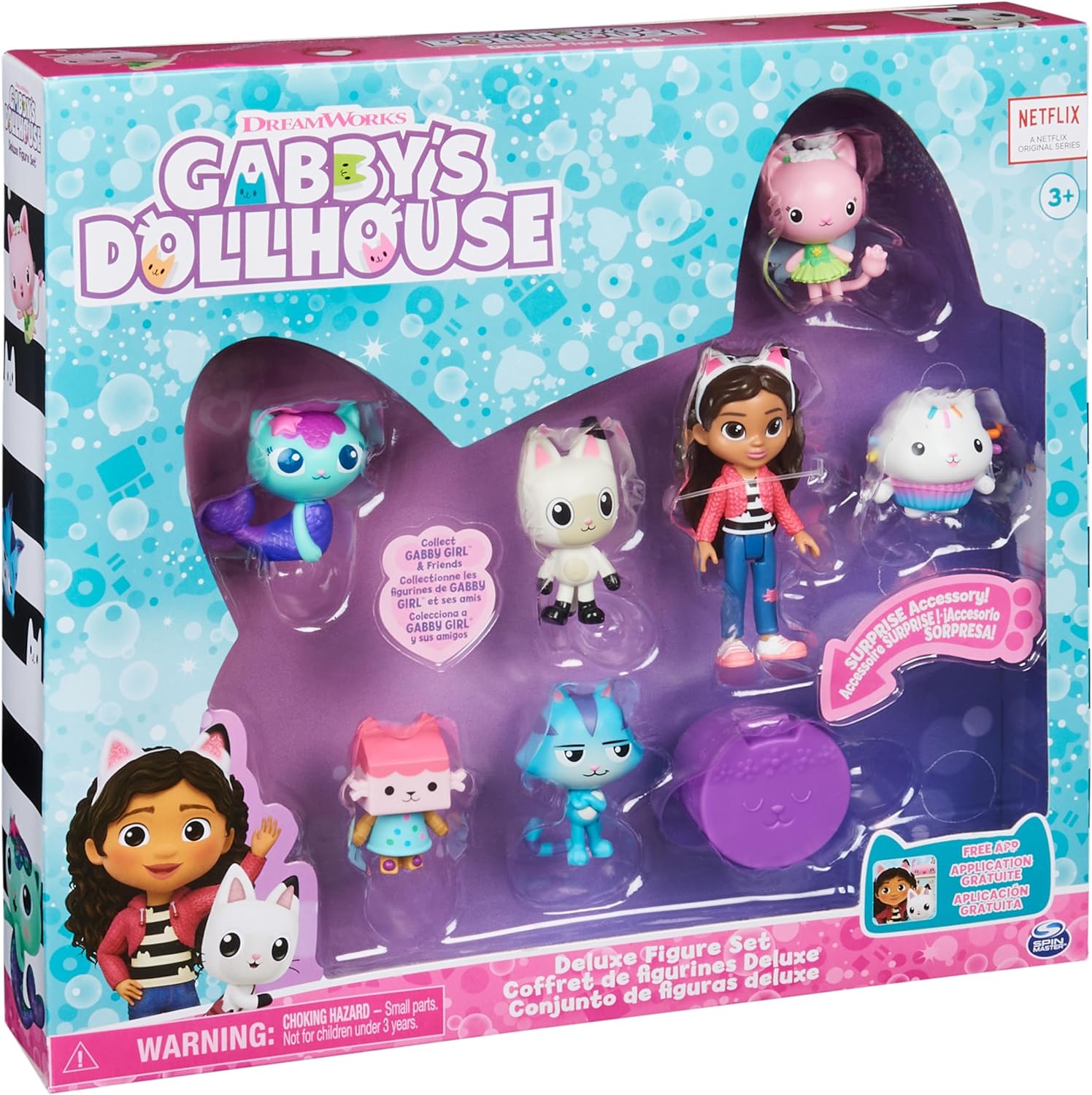 Set Deluxe Figuras La Casa De Muñecas De Gabby Con Accesorio
