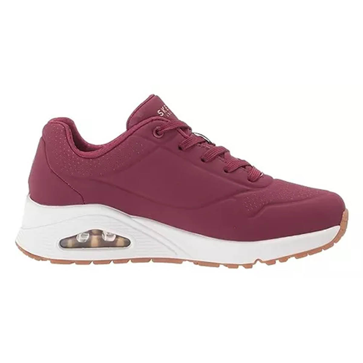 Tenis Skechers Stand On Air 73690/burg Color Guinda Original