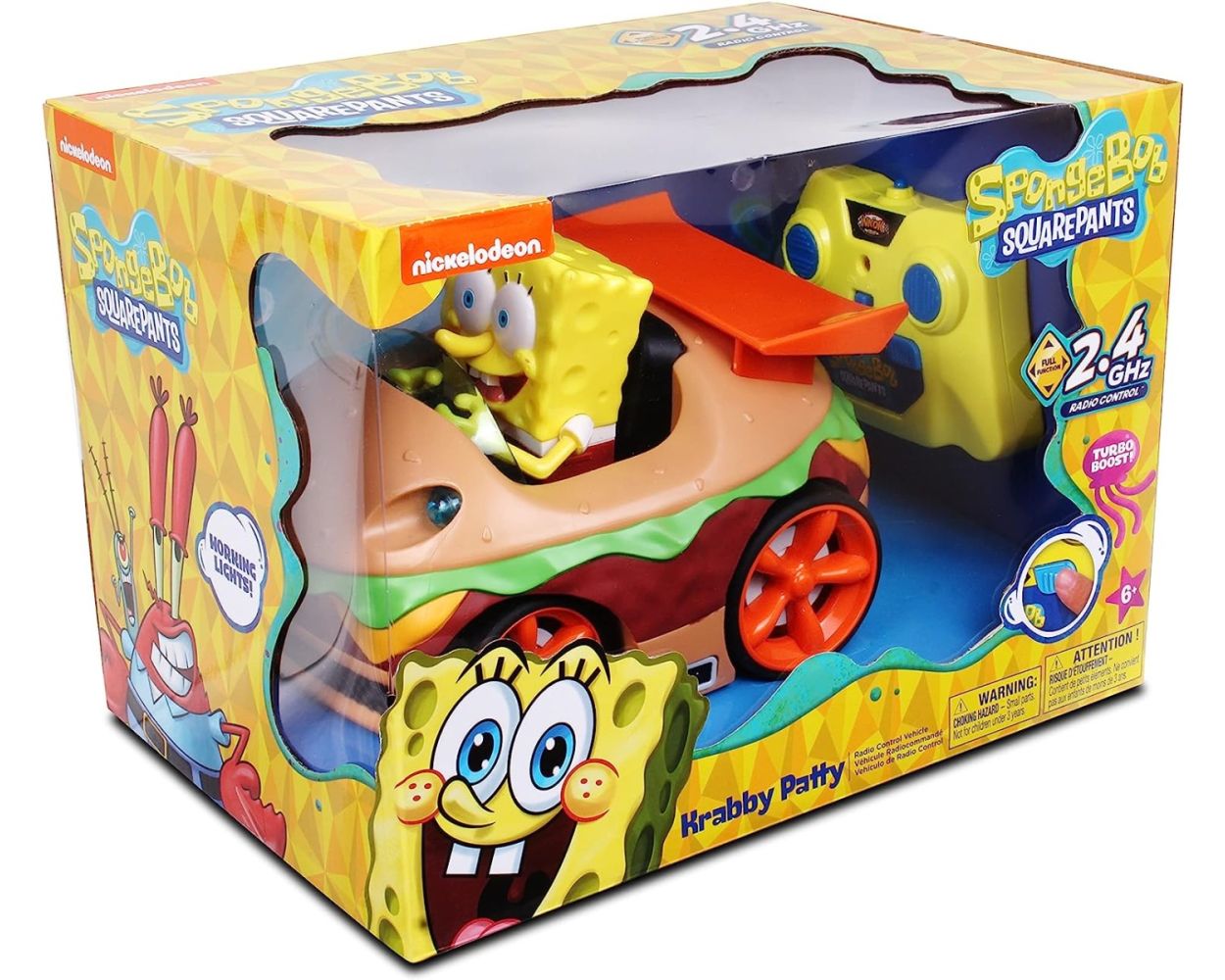 Bob Esponja Carro Control Remoto Krabby Patty