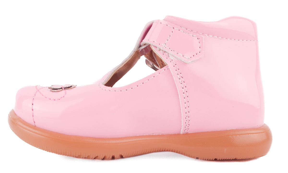 Zapato Niña Arco Primeros Pasos Mariposa 202-460 Rosa Charol.