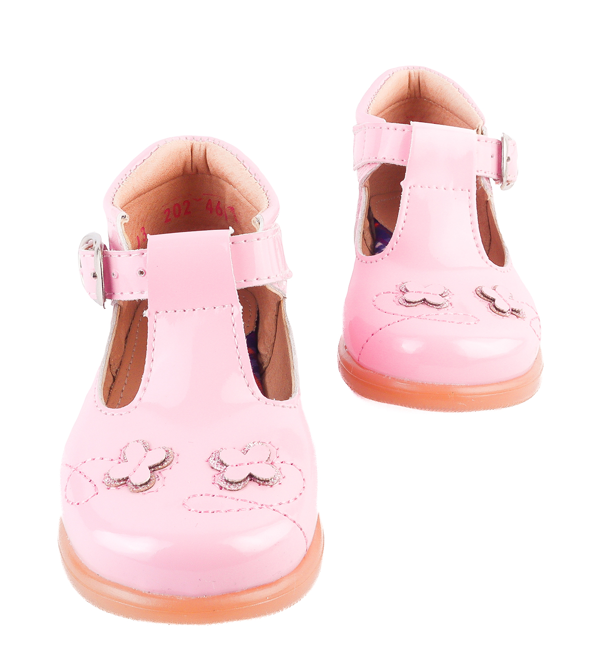 Zapato Niña Arco Primeros Pasos Mariposa 202-460 Rosa Charol.