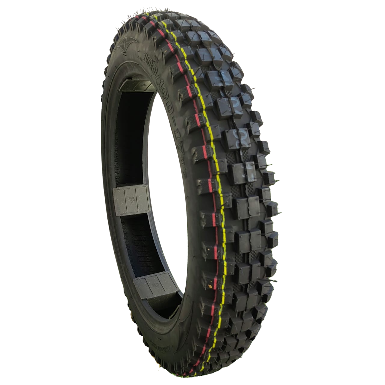 Llanta 100/100-17 Tl 64p 8 Capas Reforzad Motocross Tubeless