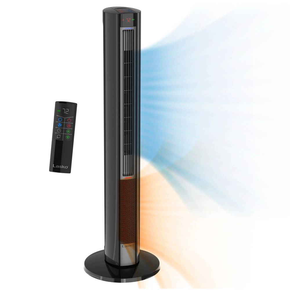 Calefactor Eléctrico y Ventilador de Torre Lasko FH620M, Cerámico, 1500 W