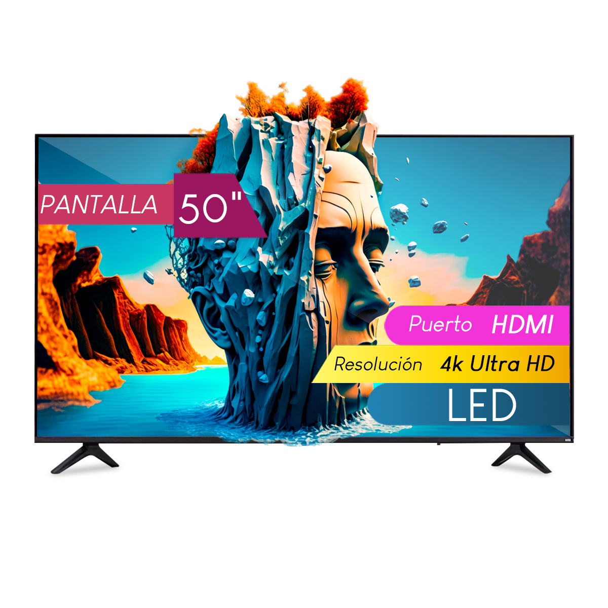 Pantalla Smart TV 55 Pulgadas Sceptre Ultra HD 4K Android Tv