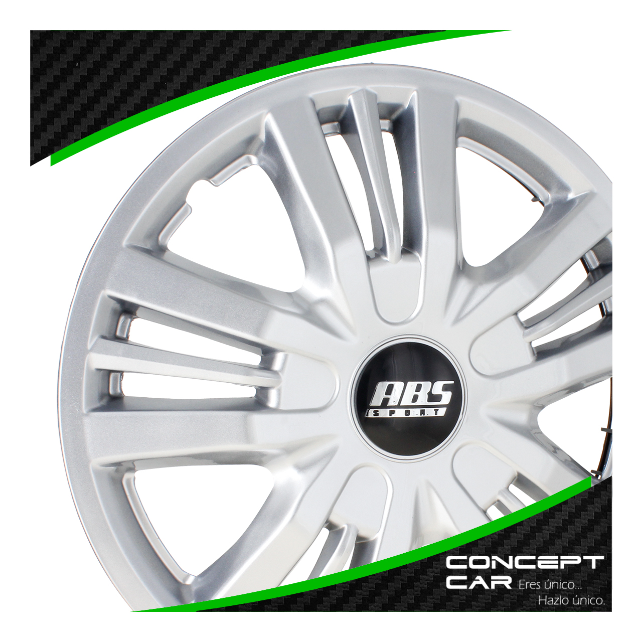 Juego 4 Tapones De Rin 14 Pulgadas Abs 5 Brazos Triples
