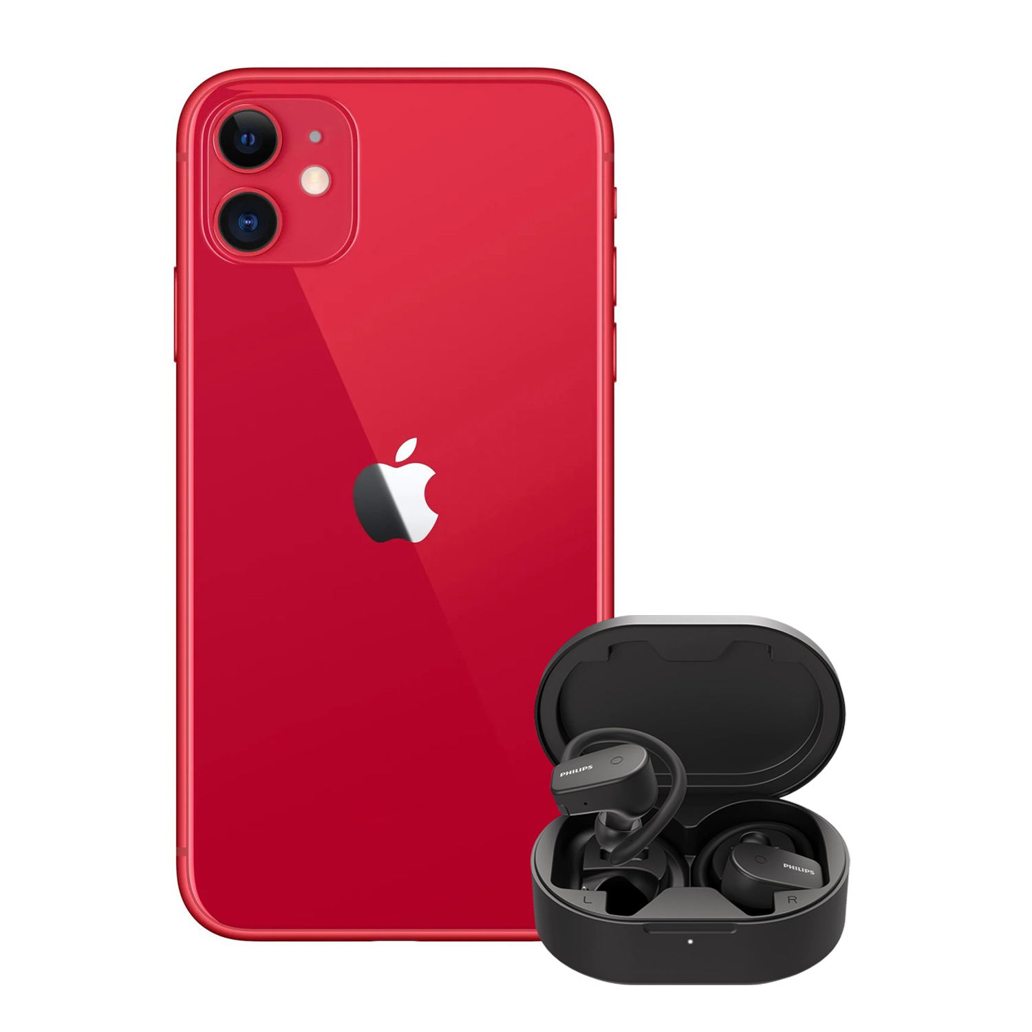 APPLE IPHONE 11 64GB ROJO RFB Y AUDIFONOS
