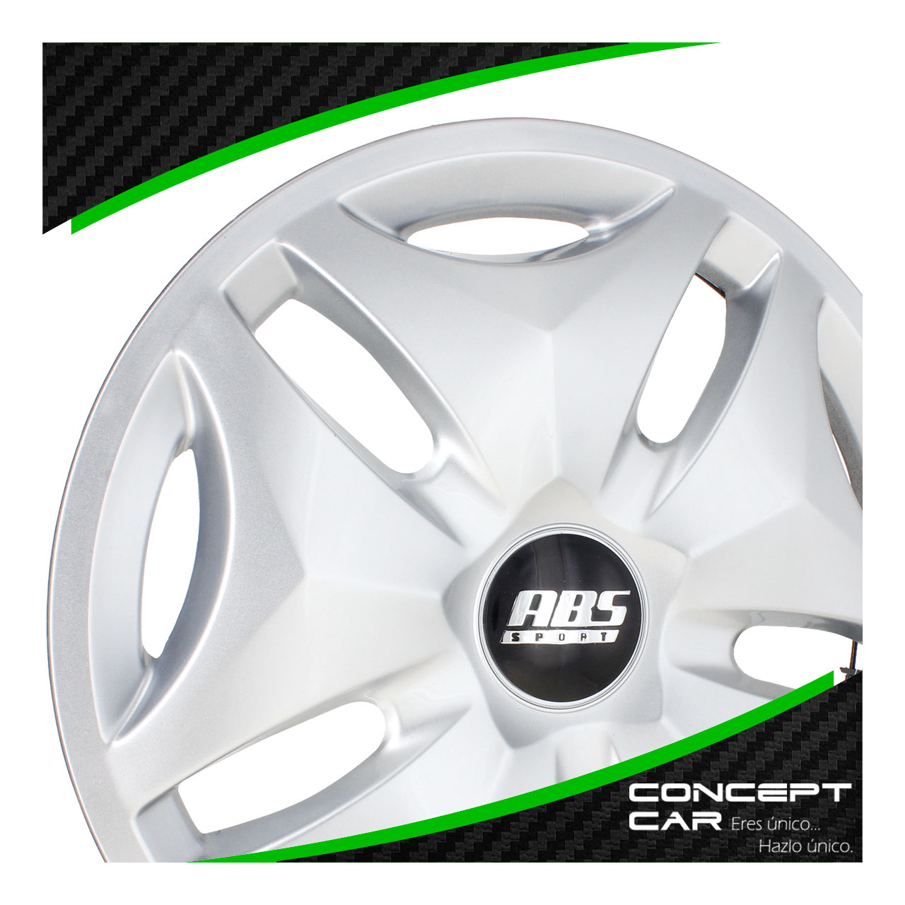 Juego 4 Tapones De Rin 14 Pulgadas Abs Clasico Universal