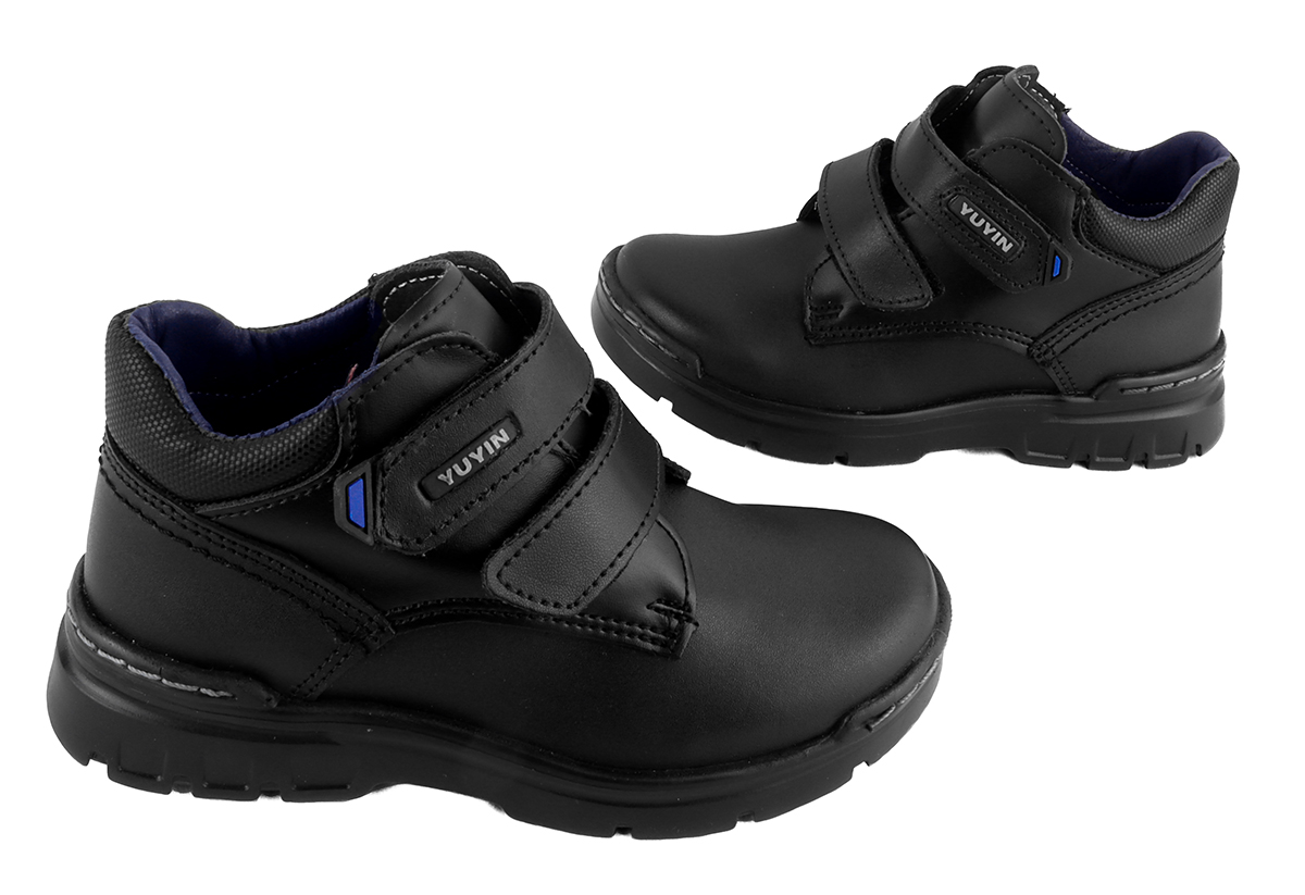 ZAPATO ESCOLARES YUYIN ARCO ORTOPEDICO COSIDO VELCRO 23300-N