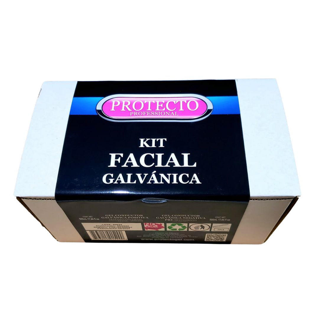 Kit Gel Facial Galvánica Compatible Nuskin Pre Y Tratamiento