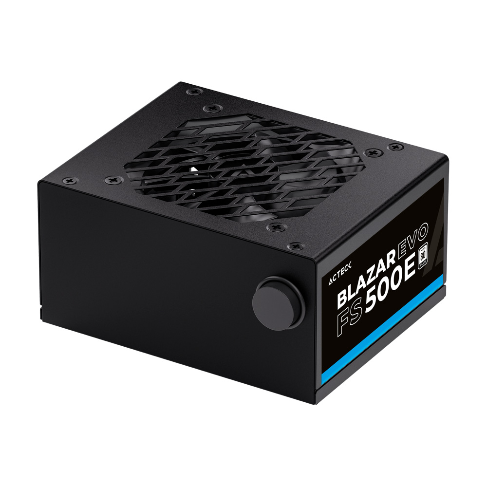 Fuente De Poder Slim Acteck 500w M-atx 24 Pin 2xsata Negro