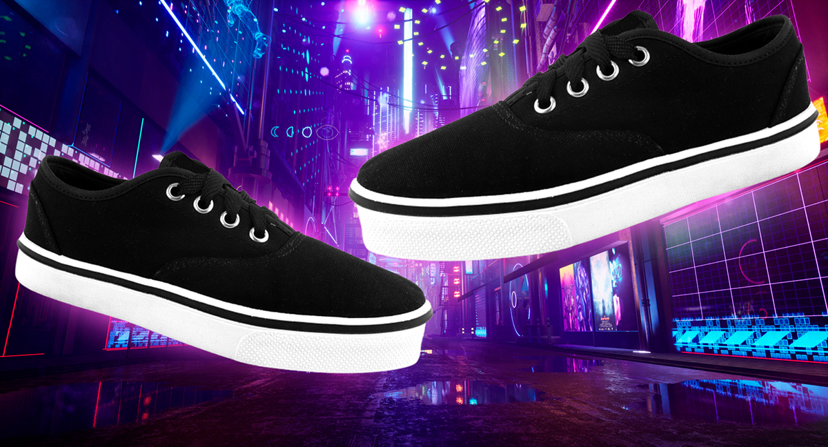 Tenis Juveniles Casuales Comodos Deportivos 900 Blanco Negro