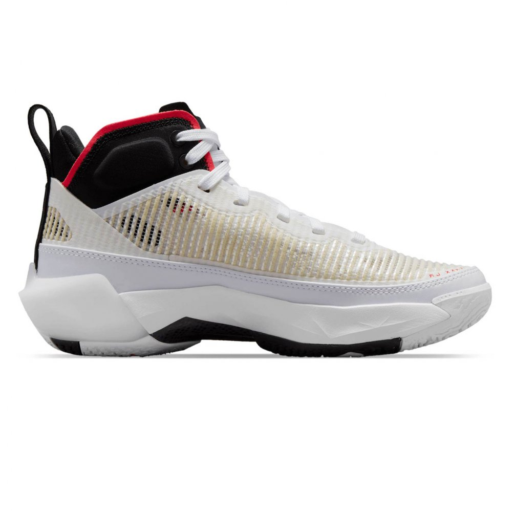 TENIS AIR JORDAN XXXVII BLANCO/NEGRO/ROJO BASQUETBOL MUJER 