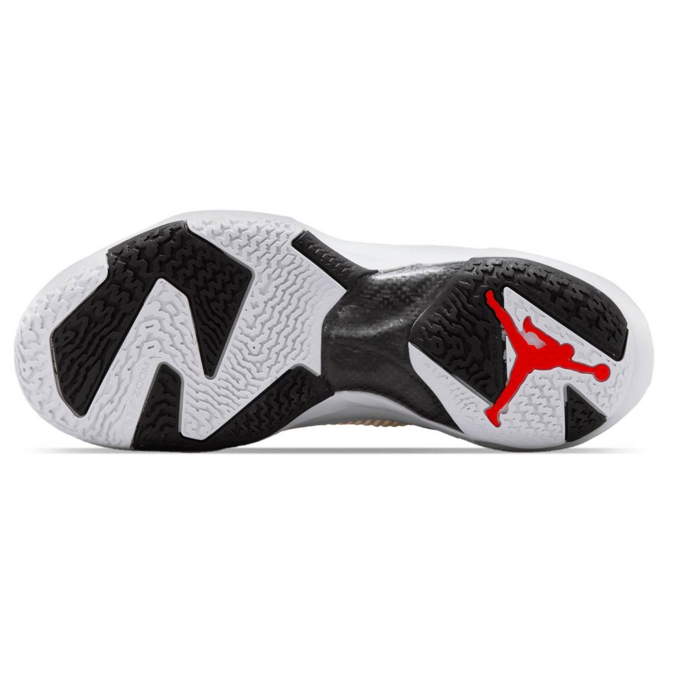 TENIS AIR JORDAN XXXVII BLANCO/NEGRO/ROJO BASQUETBOL MUJER 