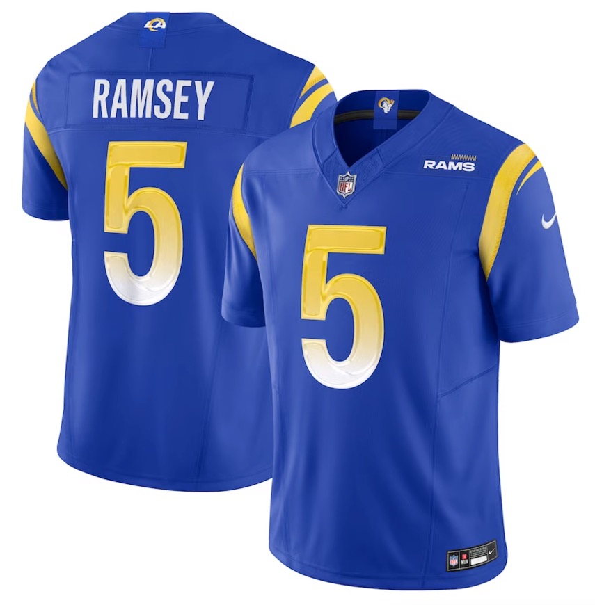Jersey Nike Vapor Authentic Edicion Limitada De Los Angeles Rams Ramsey NFL
