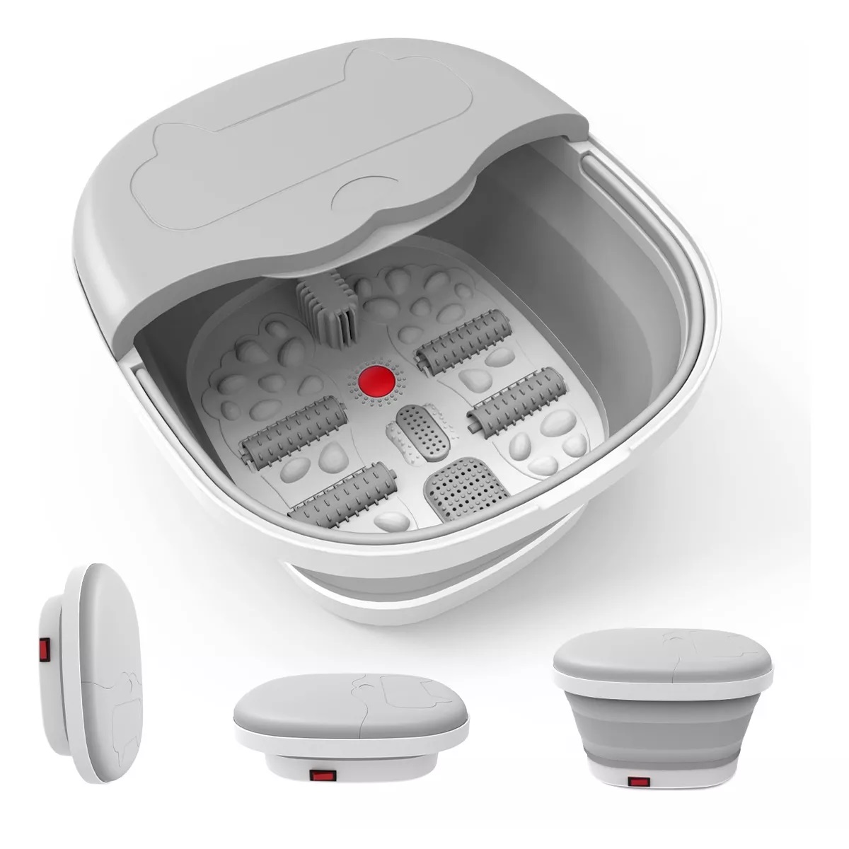 Tina De Masaje Para Pies Electrico Spa Portatil Plegable