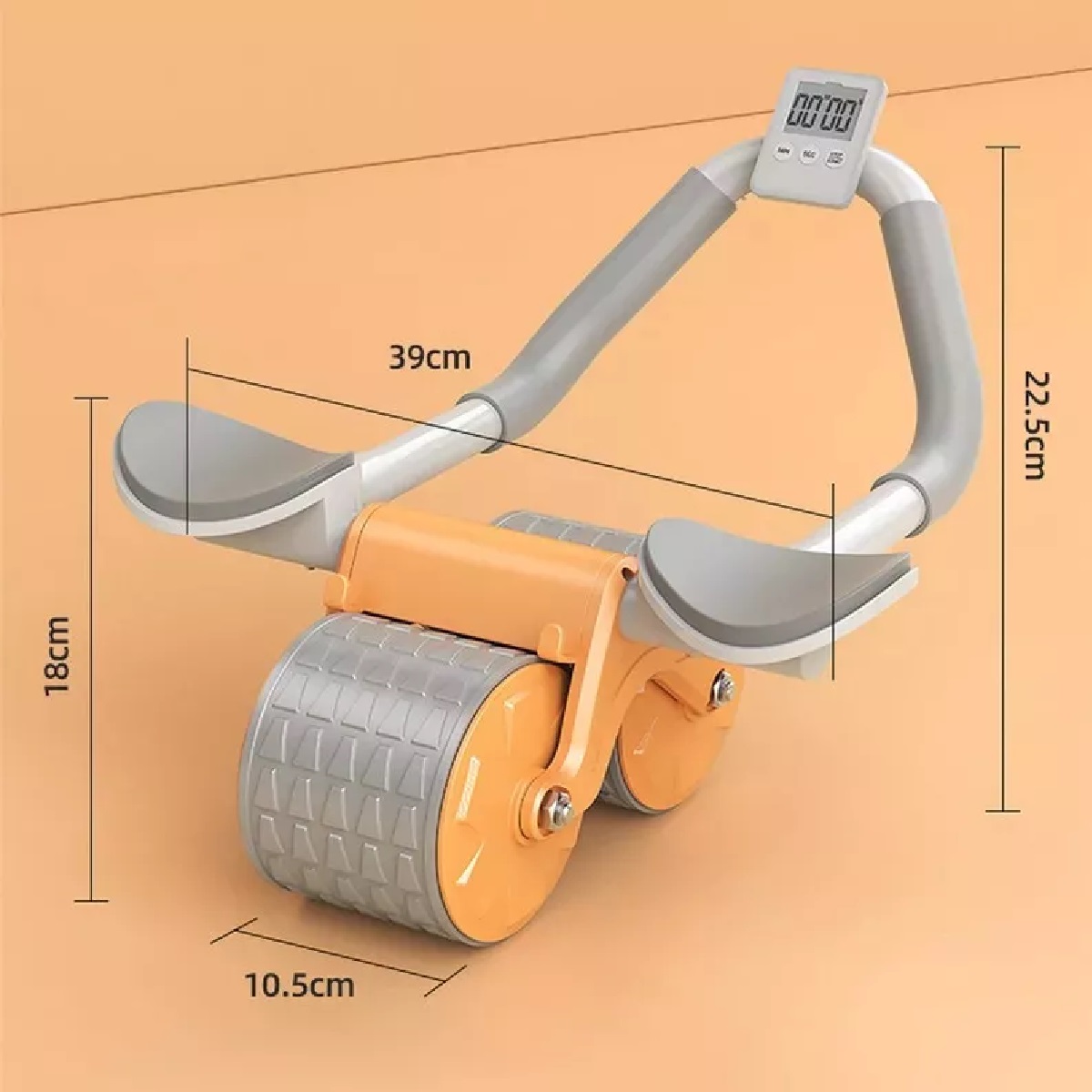 Rueda De Ejercicio Abdominal, Rodillo Abs, Con Temporizador