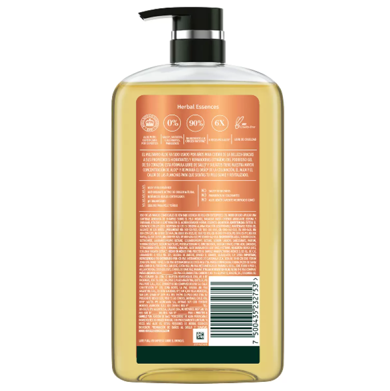 Shampoo Herbal Essences 681828 Bio Mango Protege y Repara 865 ml