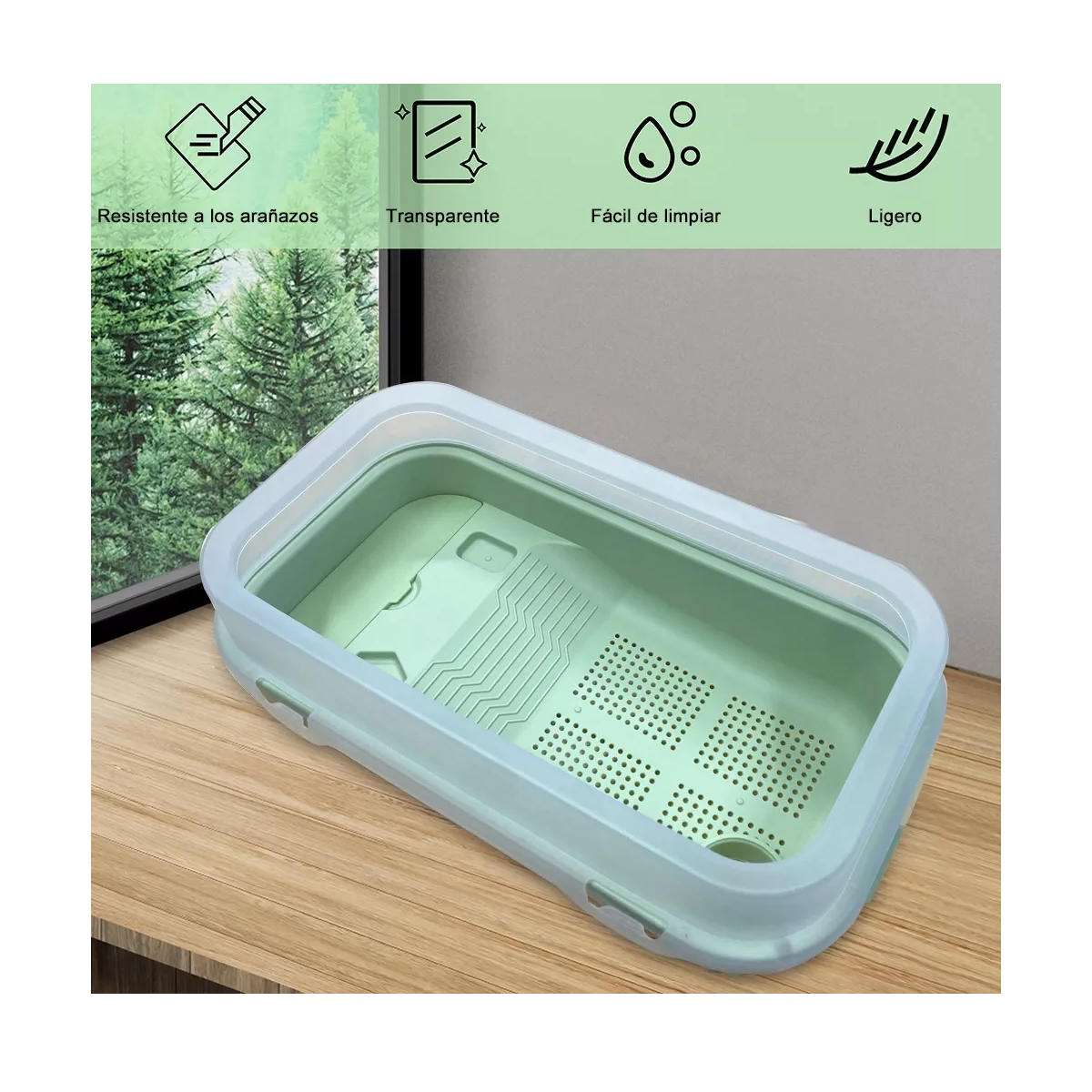 Acuario De Tortuga Tanque De Tortuguero Terrario De Reptiles