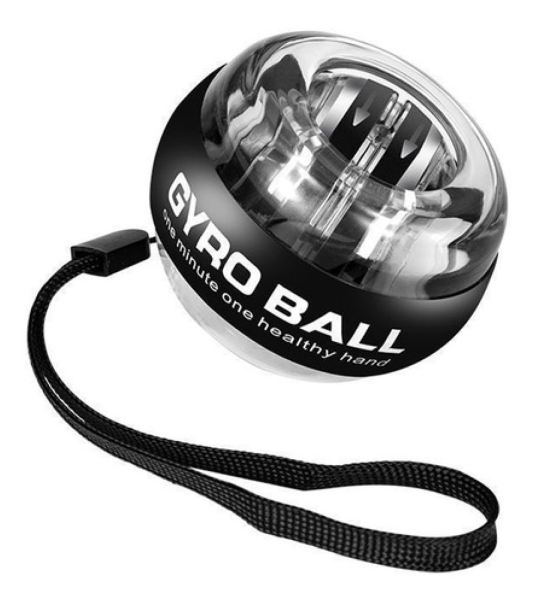 Led Ejercitador Giroscopica Powerball Muñeca Brazo Fuerza Negro