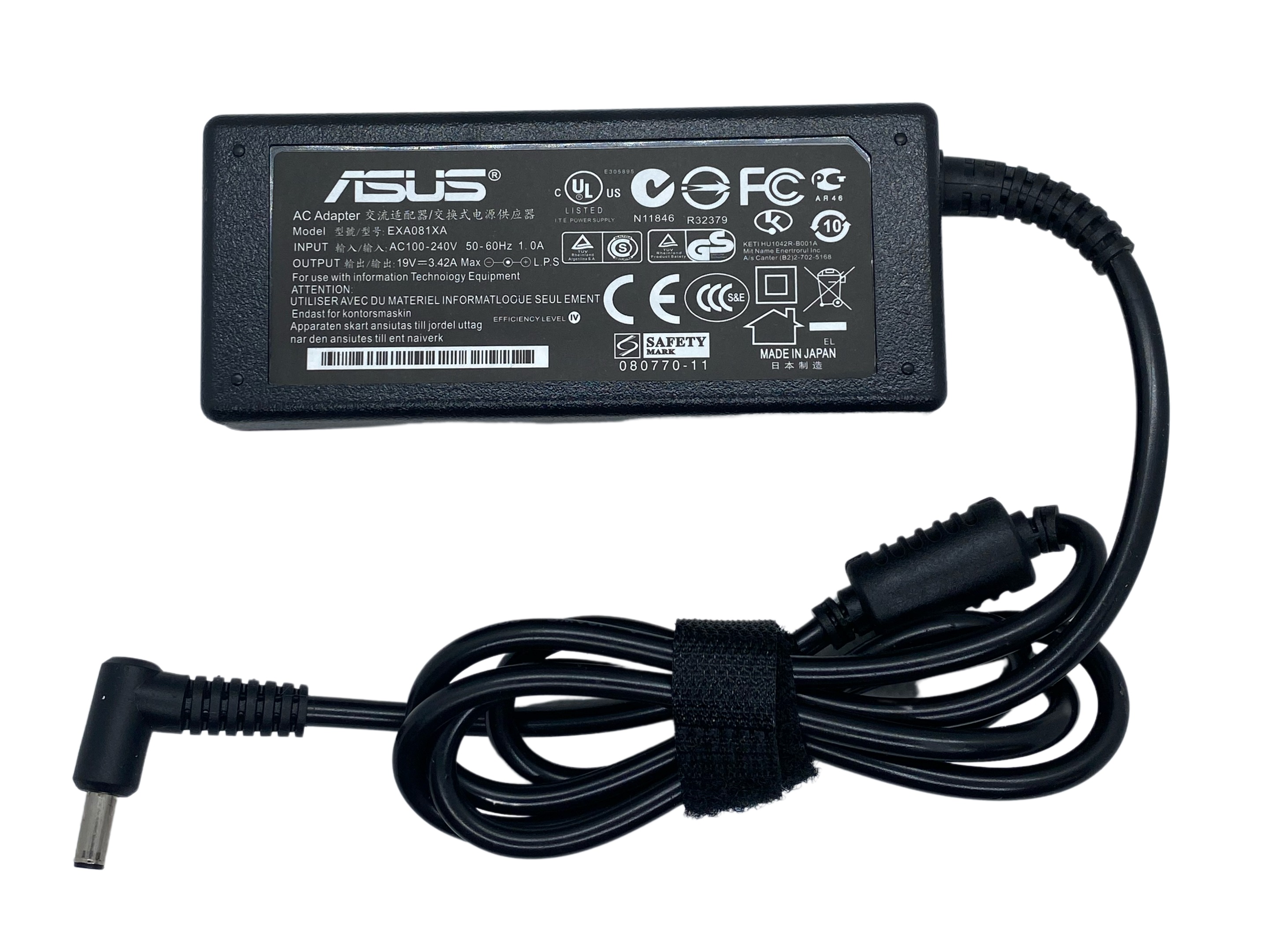 Cargador Para Laptop Asus 19v 3.42a Plug 2.5mm X 5.5mm