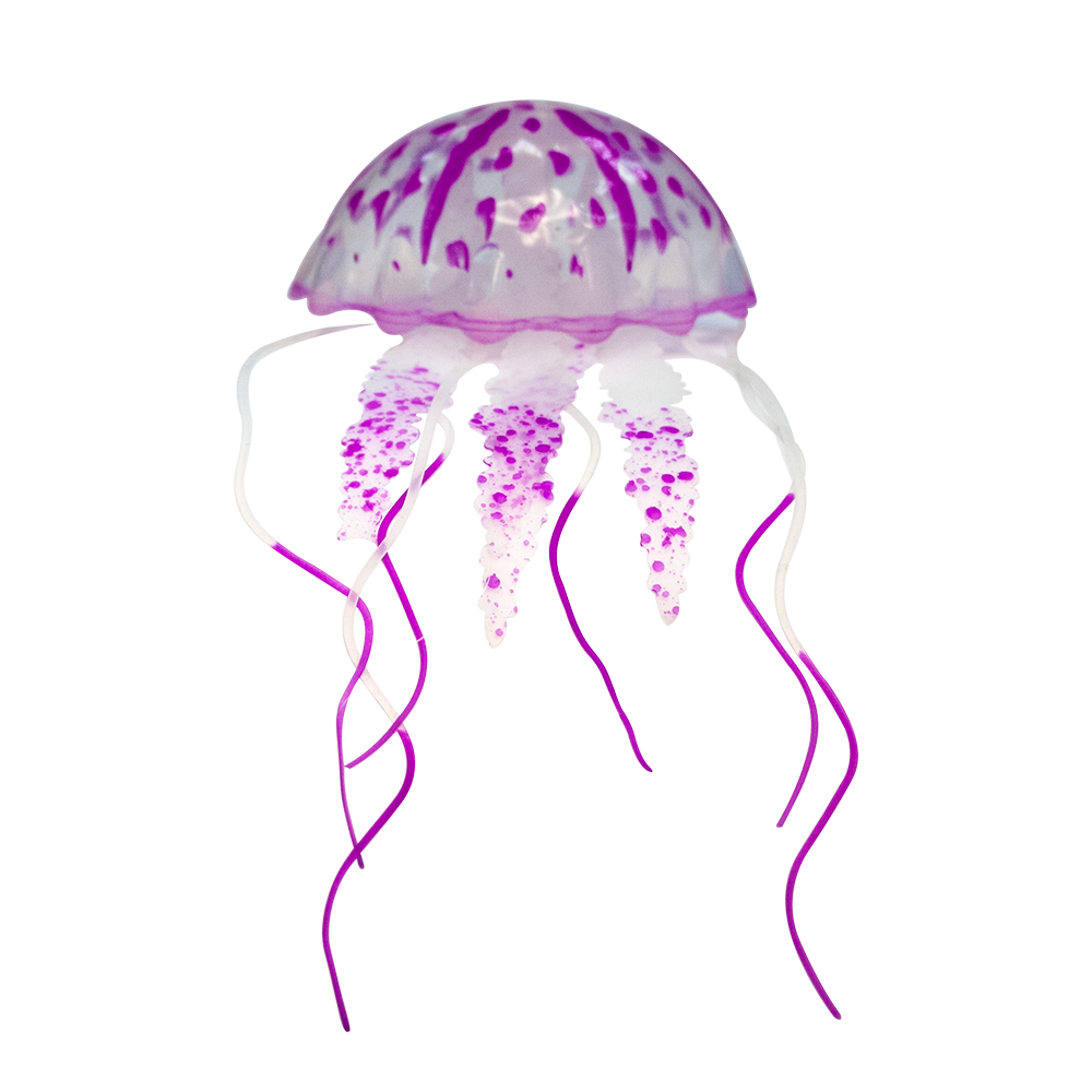 Lomas Medusa Fluorescente para Acuarios y/o Peceras Tamaño Mediano Colores Surtidos