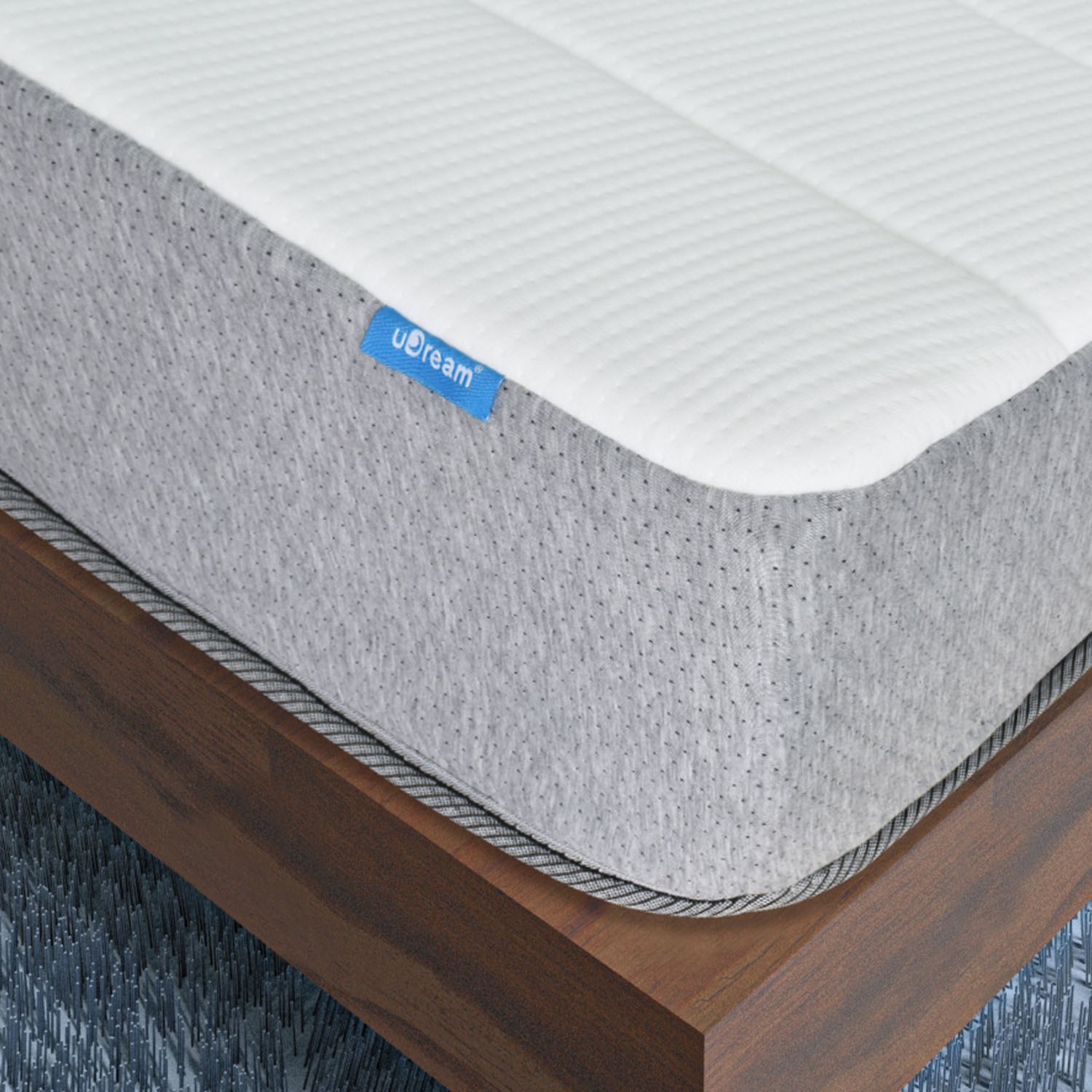 Colchón en caja uDream Modelo Smart con Memory Foam Queen Size .