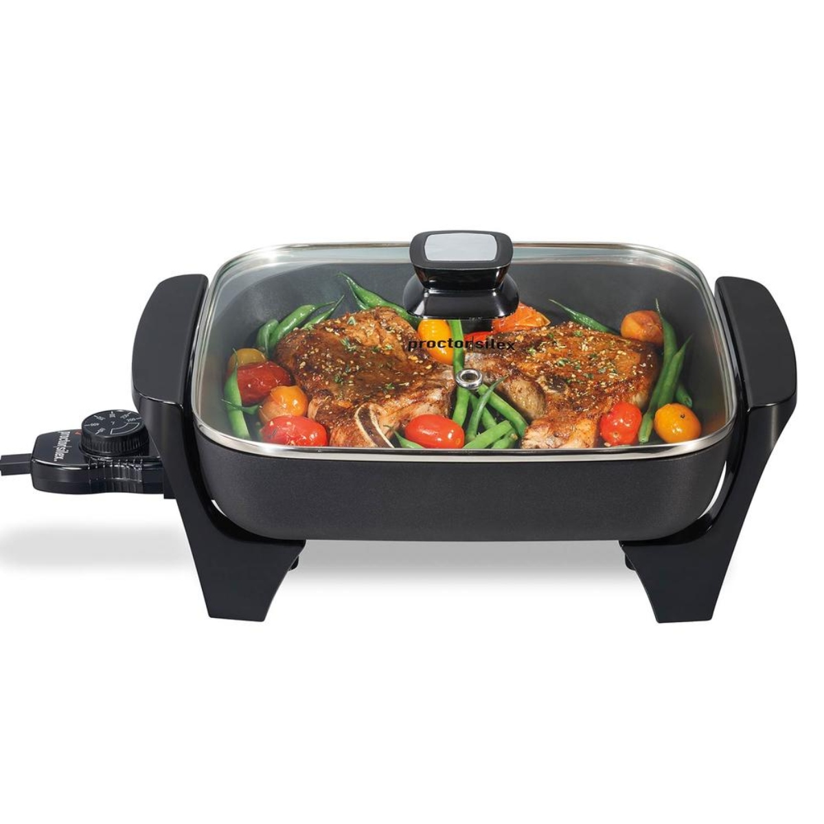 SARTÉN ELÉCTRICO HAMILTON BEACH / PROCTOR SILEX 38526PS 1500W NEGRO ALBY2.