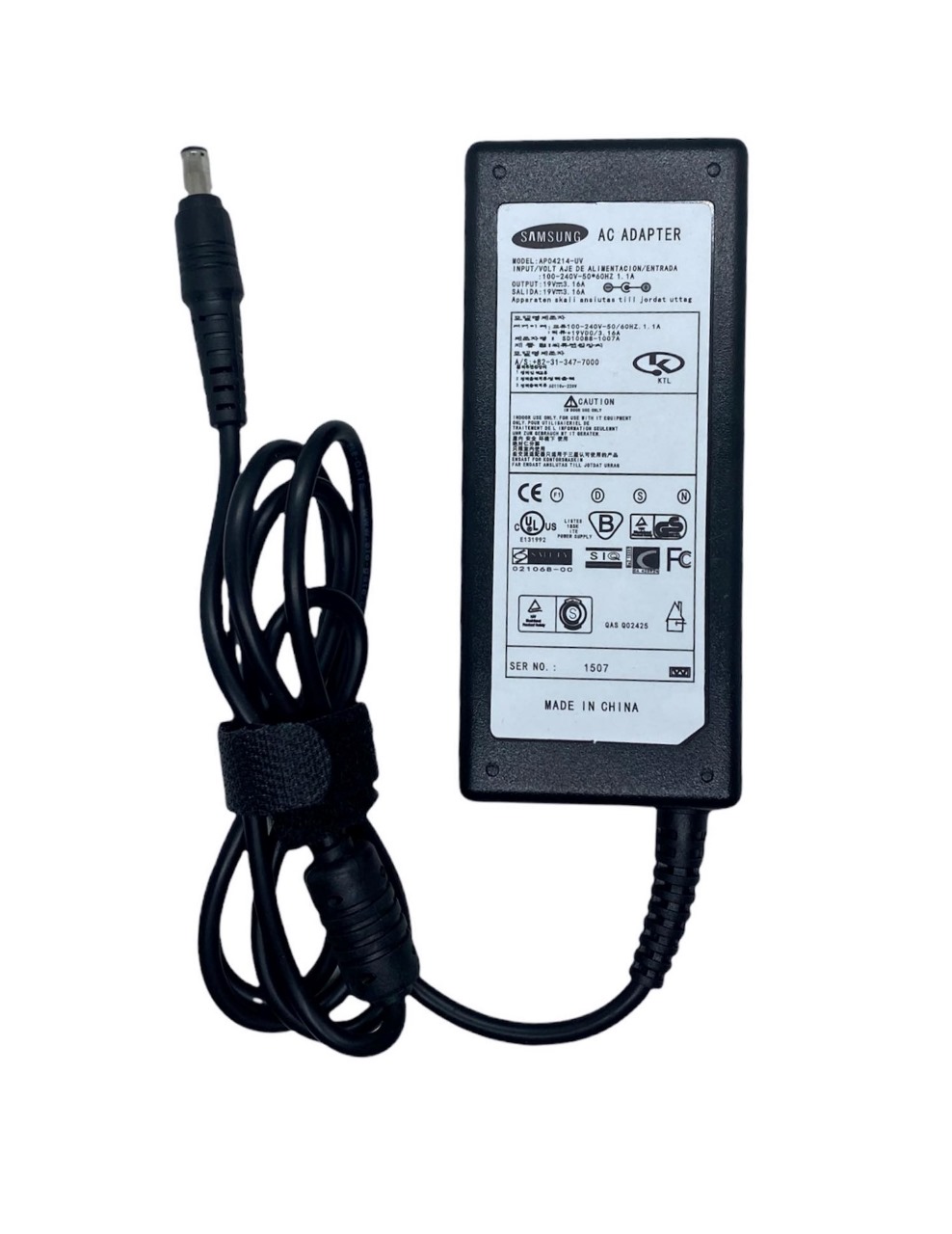 Cargador Para Laptop Samsung 19v 3.16a 60 Watts