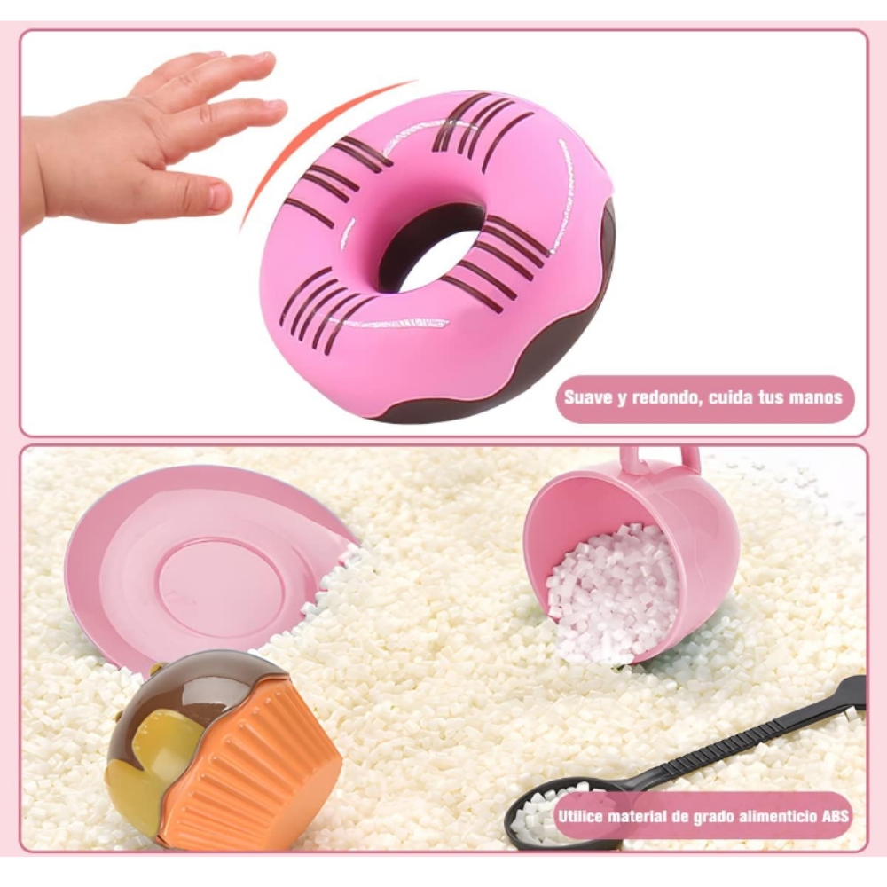 Kit juguete infantil didáctico juego de te cocina para niñas 