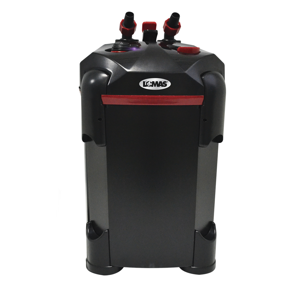 Lomas AquaJet Canister Filtro Externo con Luz UV para Peces de Acuario 400 litros, Combina Tres Etapas de Filtración, Inhibe Microorganismos,