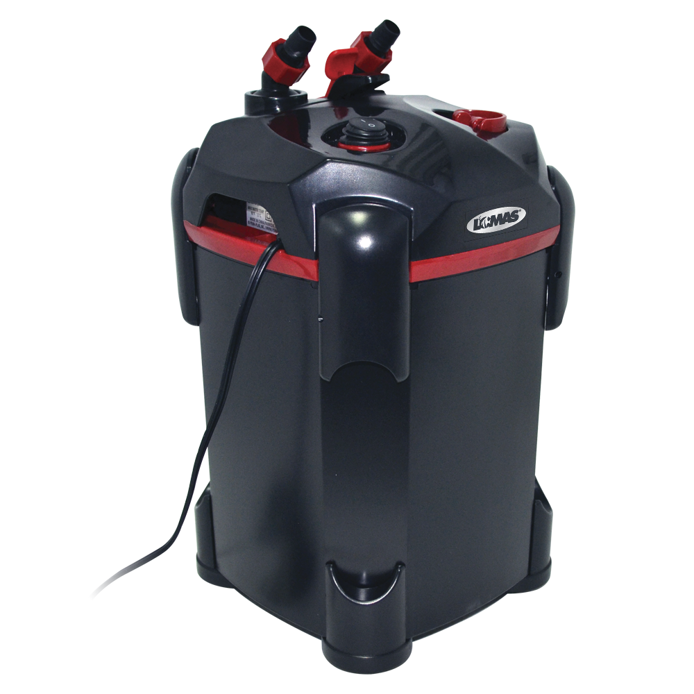 Lomas AquaJet Canister Filtro Externo con Luz UV para Peces de Acuario 400 litros, Combina Tres Etapas de Filtración, Inhibe Microorganismos,