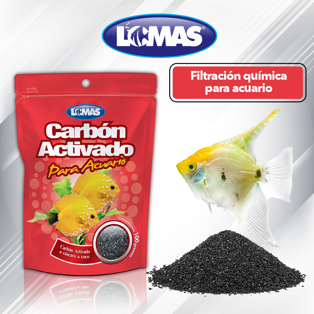 CARBON ACTIVADO PARA ACUARIO 3.52 OZ (100 G)